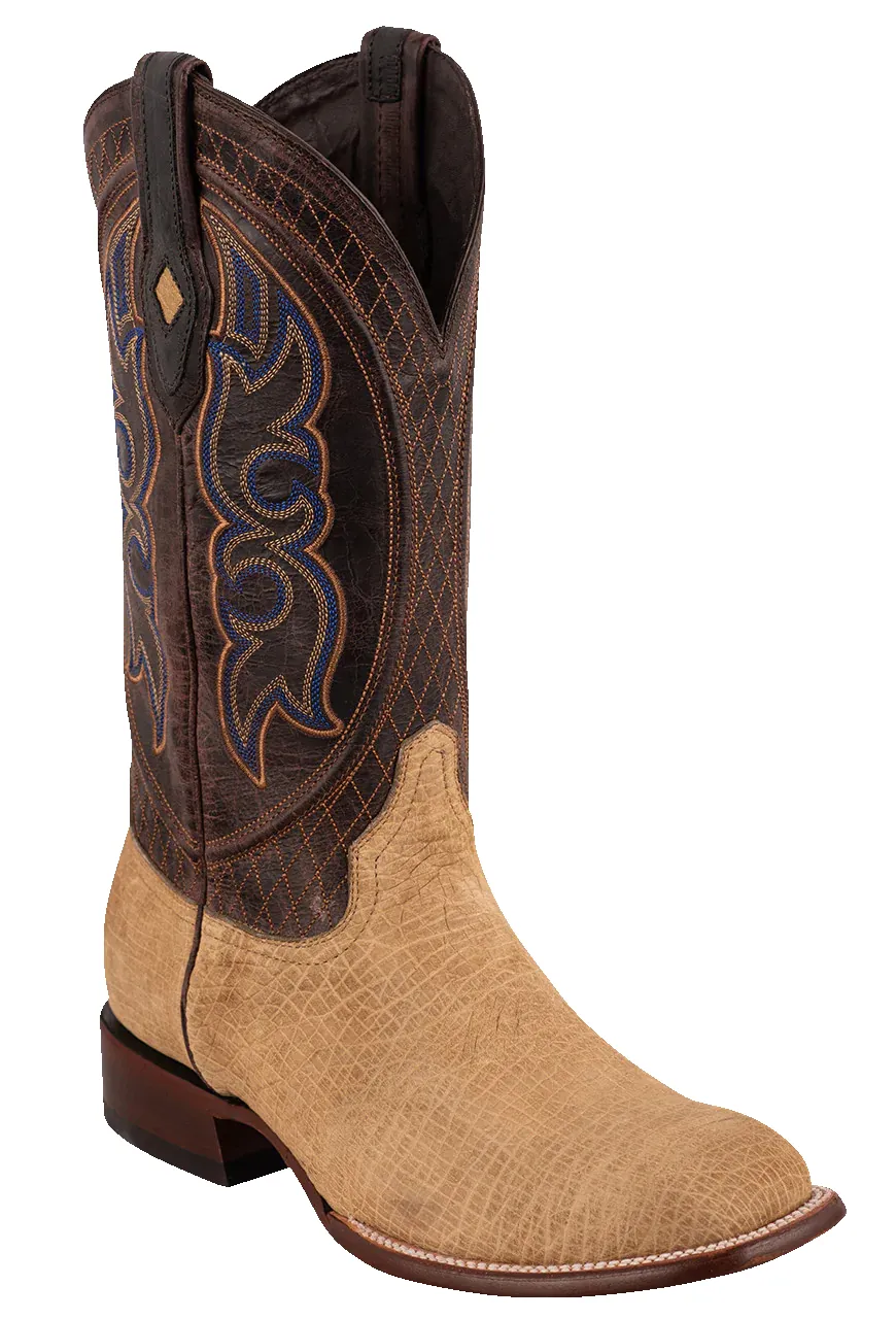 Stetson Men's Hippopotamus Cowboy Boots - Tan sold by Pinto Ranch product image thumbnail 4