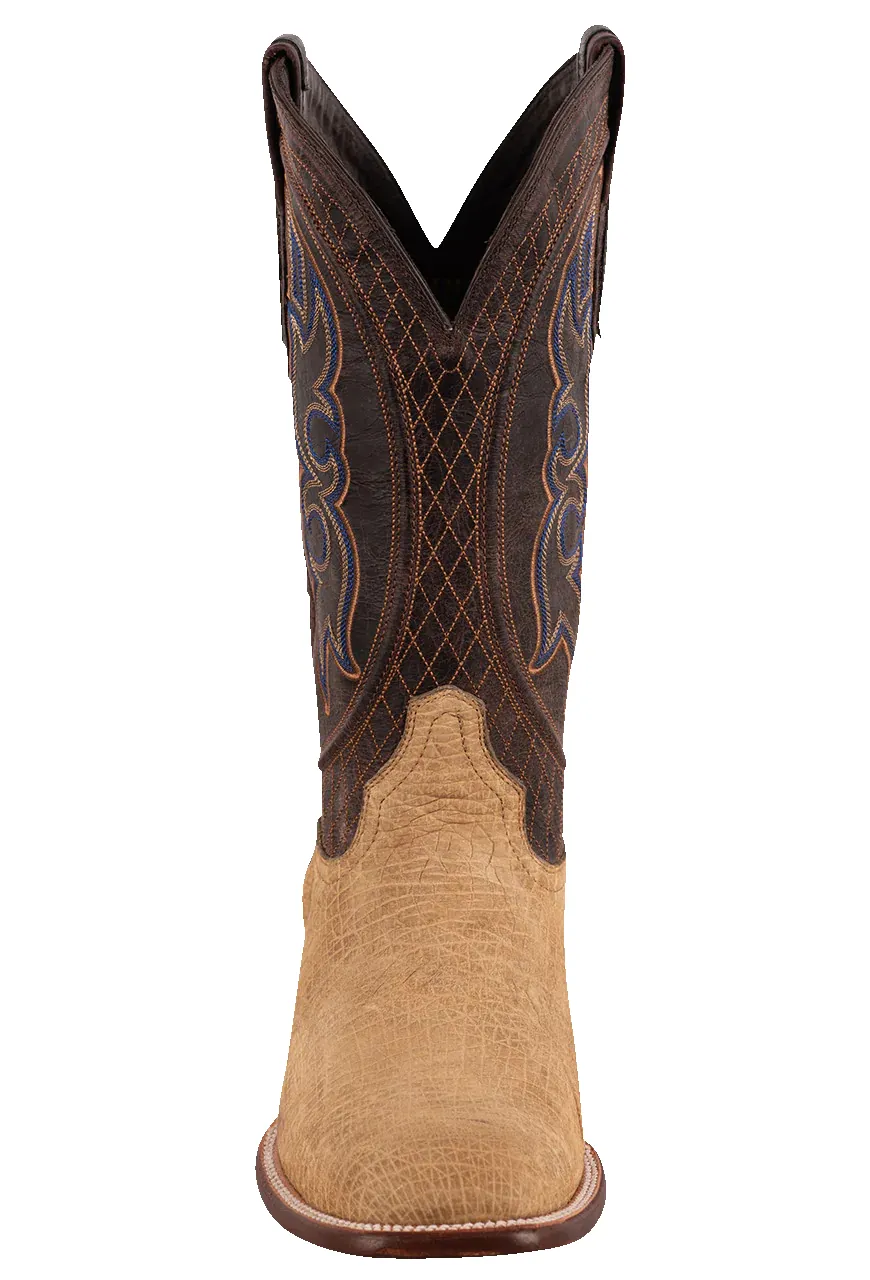 Stetson Men's Hippopotamus Cowboy Boots - Tan sold by Pinto Ranch product image thumbnail 2