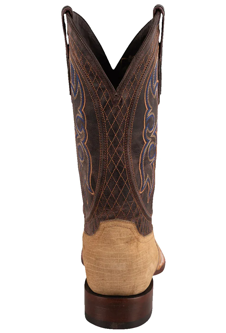 Stetson Men's Hippopotamus Cowboy Boots - Tan sold by Pinto Ranch product image thumbnail 3