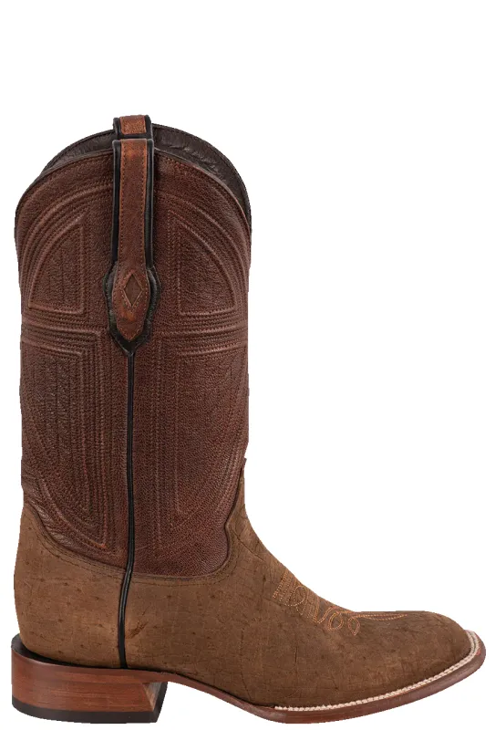 Stetson Men's Hippopotamus Cowboy Boots - Brown made by Pinto Ranch