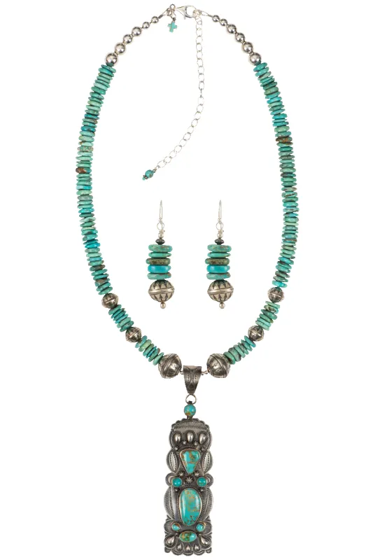Sweet Tea Jewelry Royston Turquoise Set made by Pinto Ranch