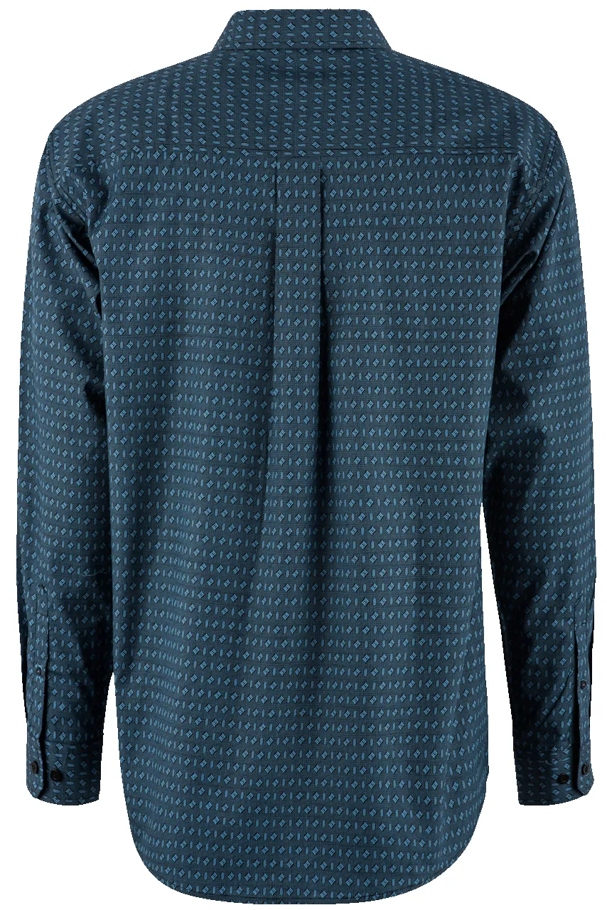 Cinch Long Sleeve Button Down Shirt - Black & Blue sold by Pinto Ranch product image thumbnail 2