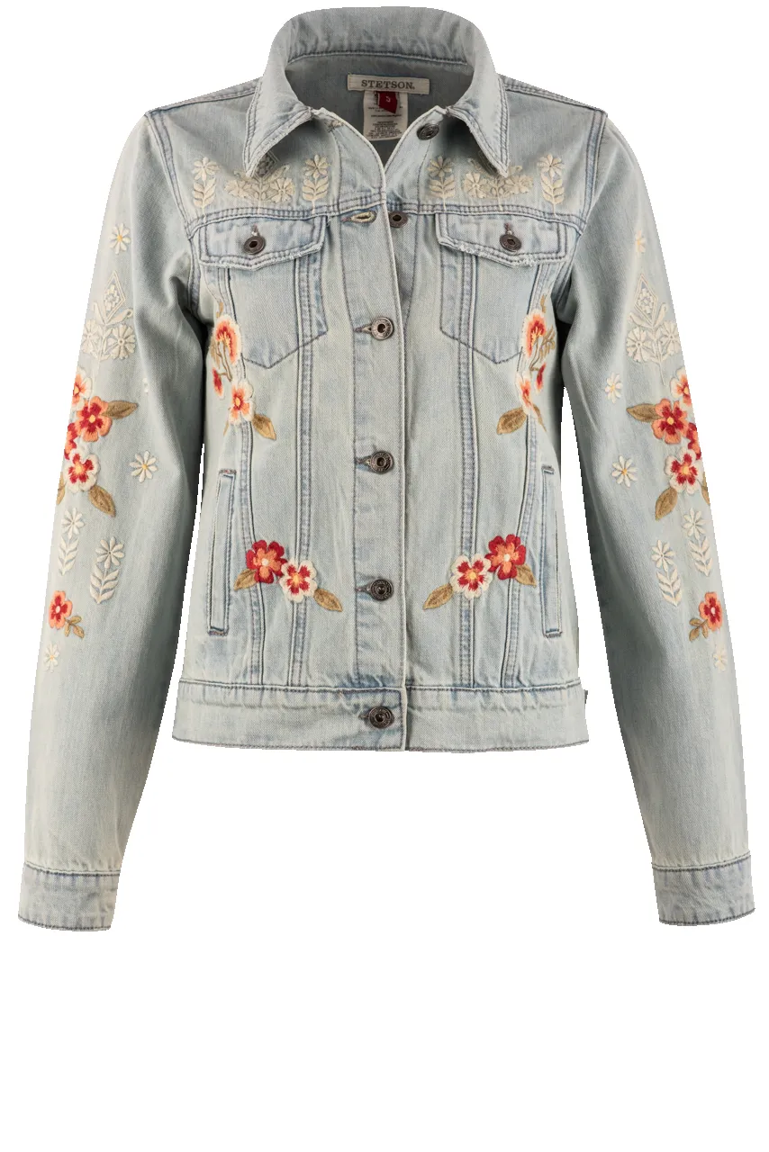 Stetson Women's Floral Denim Jacket sold by Pinto Ranch