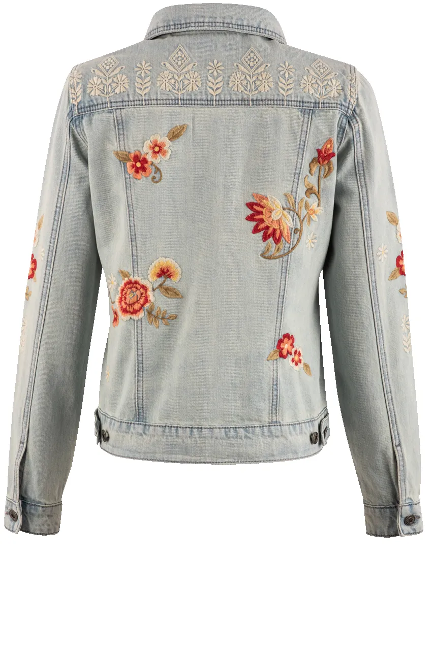 Stetson Women's Floral Denim Jacket sold by Pinto Ranch product image thumbnail 2