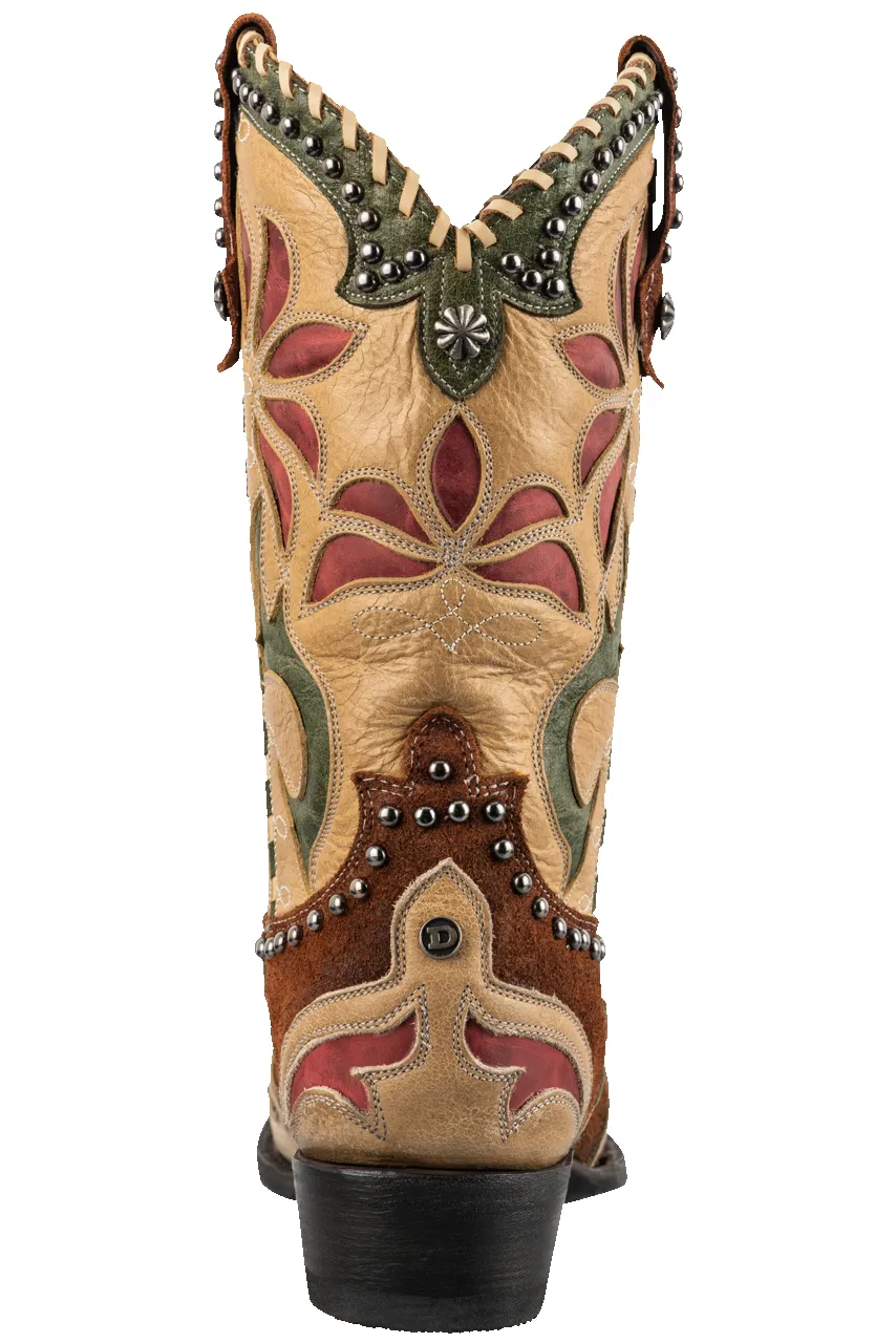 Double D Ranch by Old Gringo Women's Yellowstone Cowgirl Boots - Tan sold by Pinto Ranch product image thumbnail 3