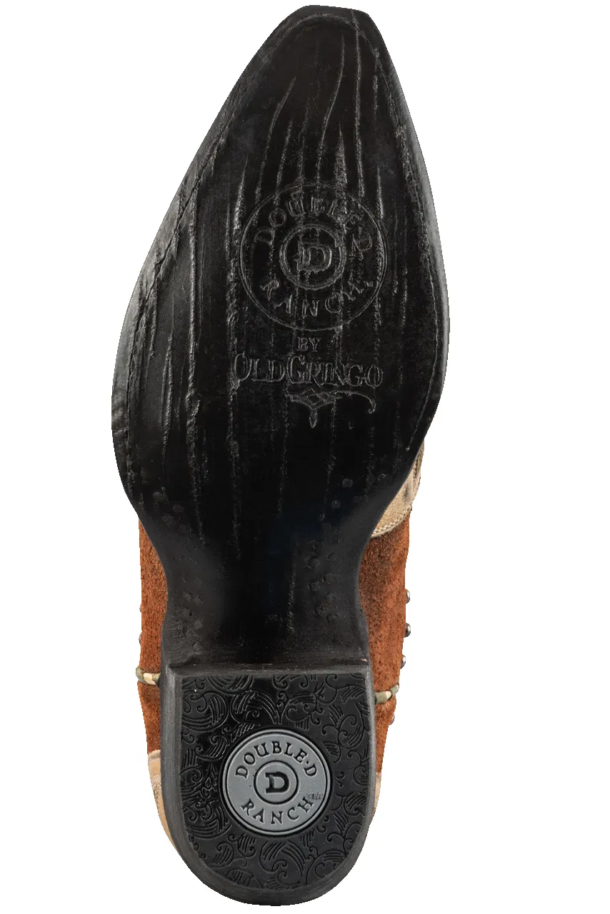 Double D Ranch by Old Gringo Women's Yellowstone Cowgirl Boots - Tan sold by Pinto Ranch product image thumbnail 5