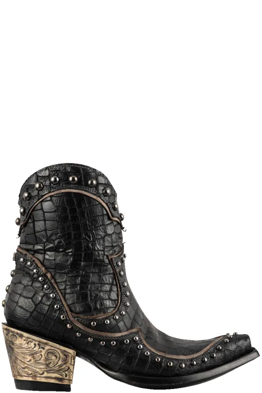 Double D Ranch by Old Gringo Women's El Jefe Boots - Black sold by Pinto Ranch