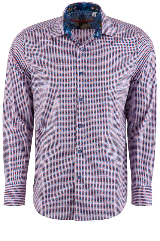 Robert Graham Sag Harbor Long Sleeve Button-Front Shirt made by Pinto Ranch