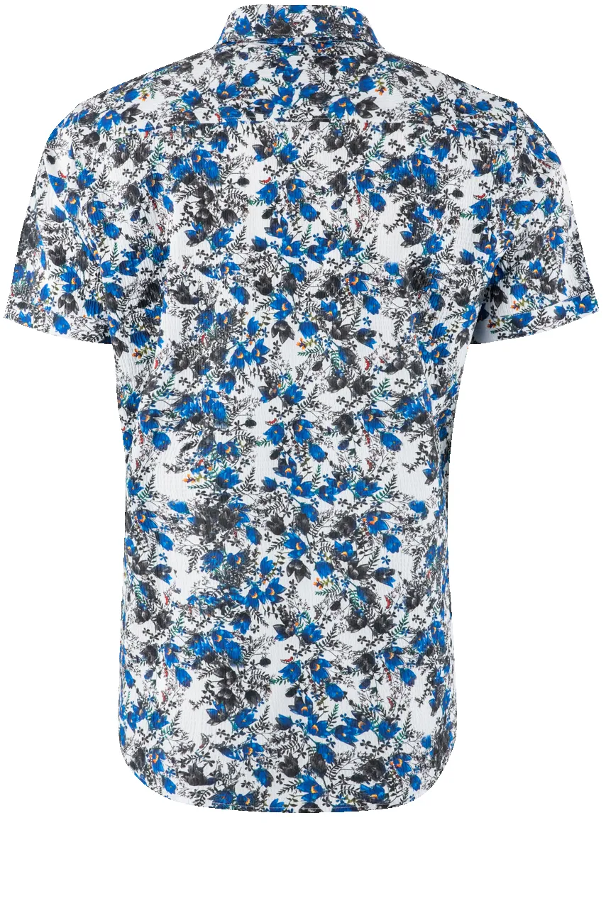 Robert Graham Feeling Blue Short Sleeve Button-Front Shirt sold by Pinto Ranch product image thumbnail 2