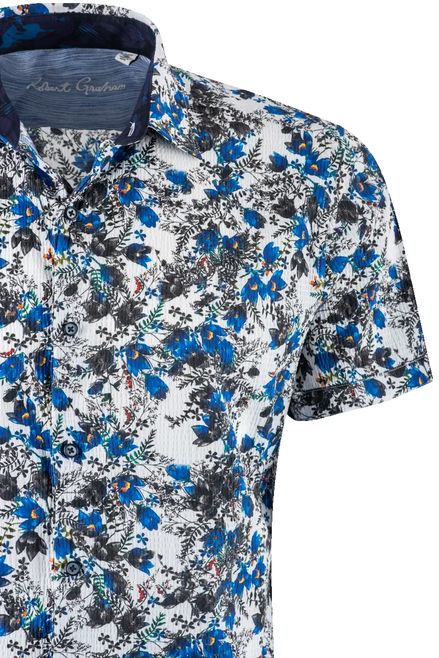 Robert Graham Feeling Blue Short Sleeve Button-Front Shirt sold by Pinto Ranch product image thumbnail 3