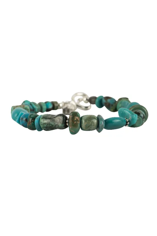 Paige Wallace Turquoise Stone Bangle sold by Pinto Ranch