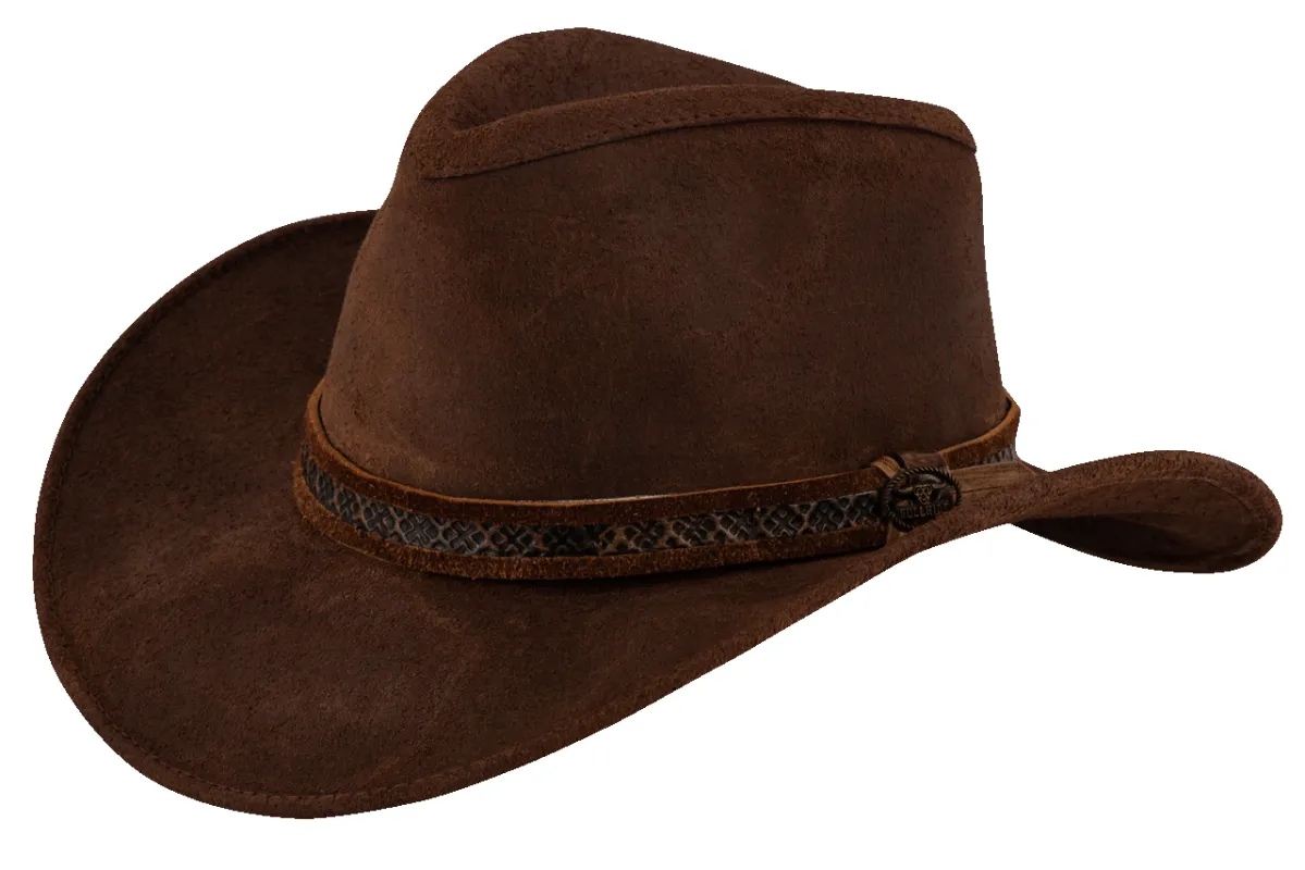 Bullhide Forsyth Leather Cowboy Hat made by Pinto Ranch