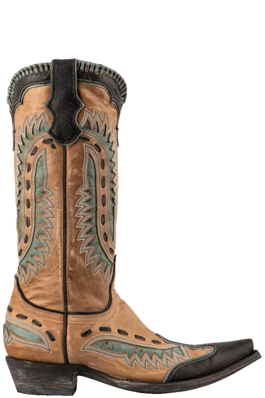 Old Gringo Women's Goat Cowgirl Boots - Quioga Bone made by Old Gringo