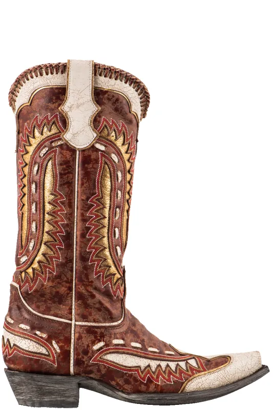 Old Gringo Women's Leather Quiroga Cowgirl Boots - Honey made by Old Gringo