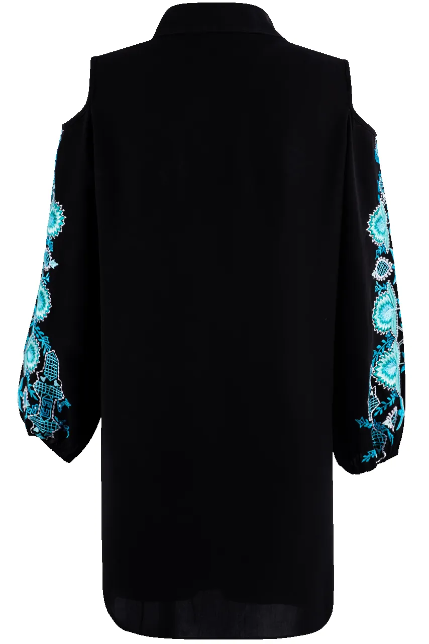 Vintage Collection Black Juniper Open Shoulder Top sold by Pinto Ranch product image thumbnail 2
