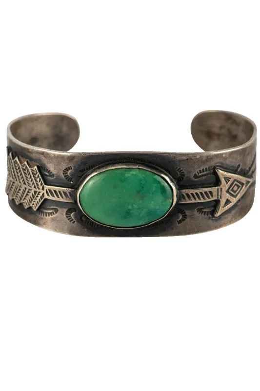 Peyote Bird 1930's Vintage Cuff made by Pinto Ranch