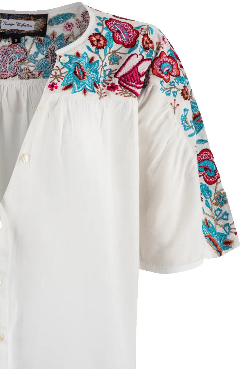 Vintage Collection Short Sleeve Embroidered Top sold by Pinto Ranch product image thumbnail 3