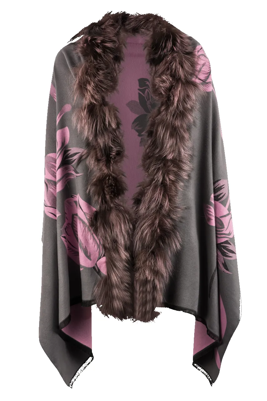 Pat Dahnke Fox Trim Shawl sold by Pinto Ranch product image thumbnail 5