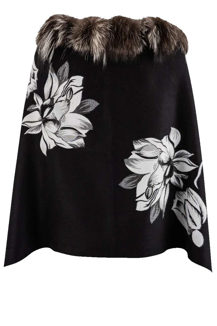 Pat Dahnke Fox Trim Shawl sold by Pinto Ranch product image thumbnail 4