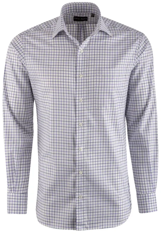 Pinto Ranch YY Collection Purple Oxford Button-Front Shirt made by Pinto Ranch