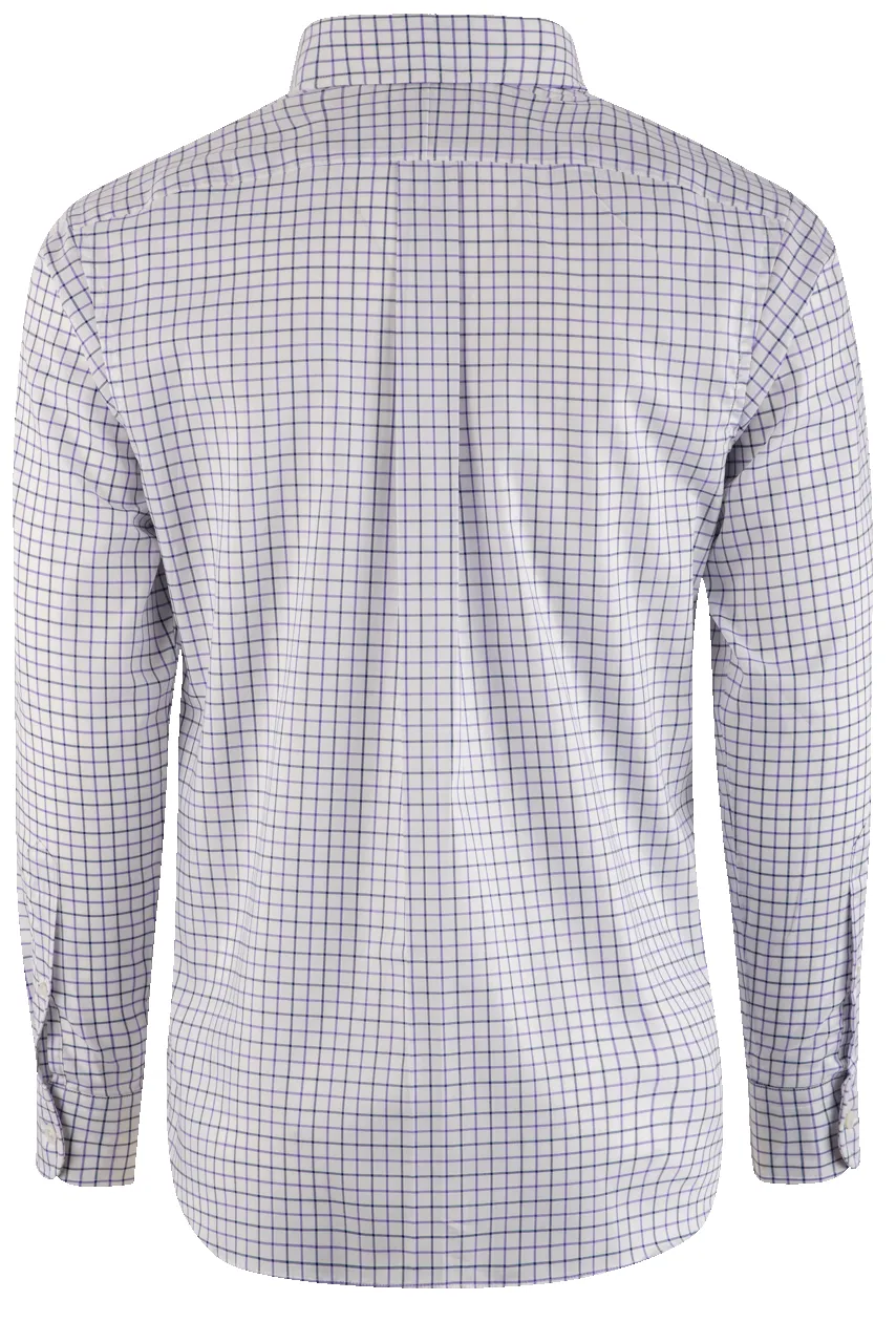 Pinto Ranch YY Collection Purple Oxford Button-Front Shirt sold by Pinto Ranch product image thumbnail 2