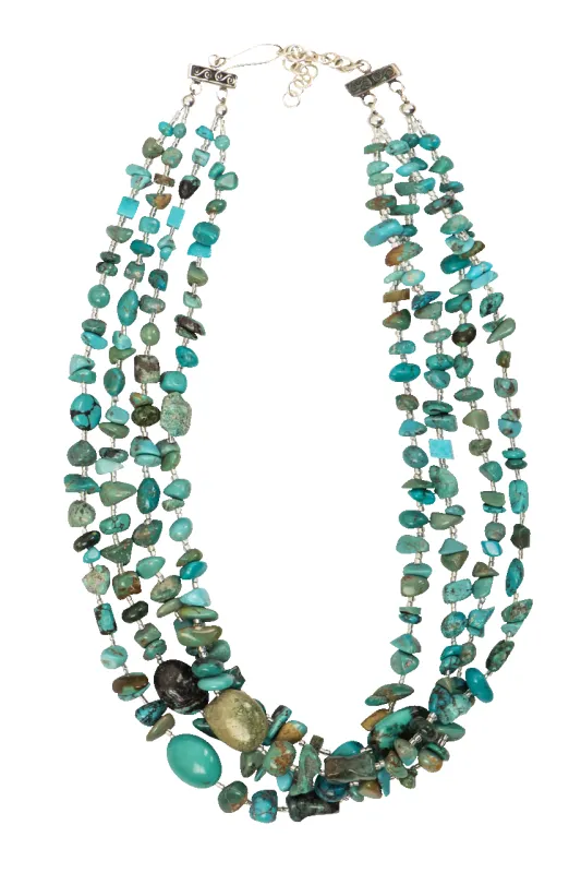 Paige Wallace Mixed Stone Necklace made by Pinto Ranch