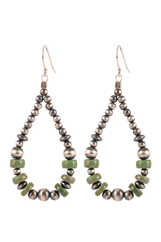 Paige Wallace Navajo Pearl Earrings made by Pinto Ranch