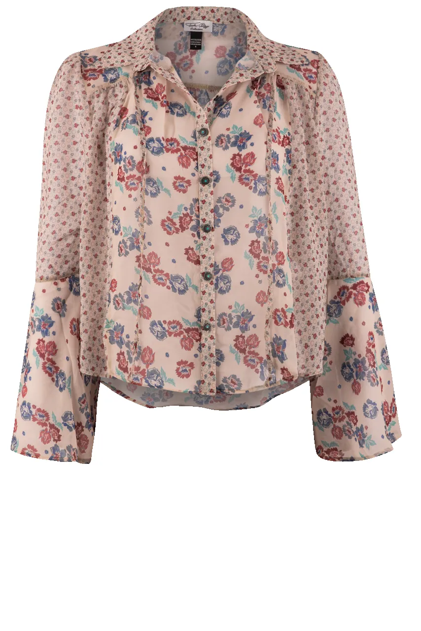 Tasha Polizzi Joanie Floral Blouse sold by Pinto Ranch