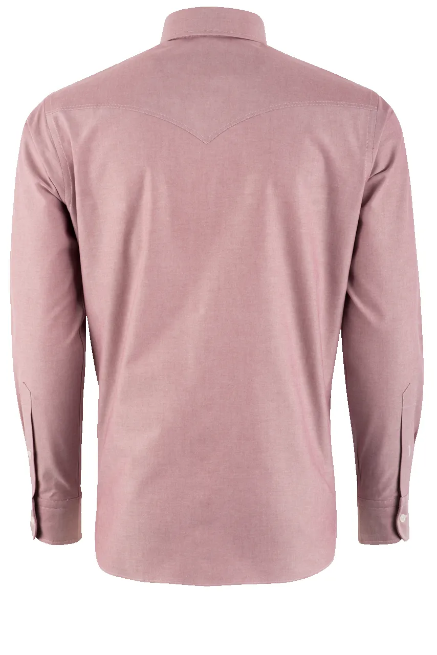 Pinto Ranch YY Collection Oxford Button-Front Shirt - Red sold by Pinto Ranch product image thumbnail 2