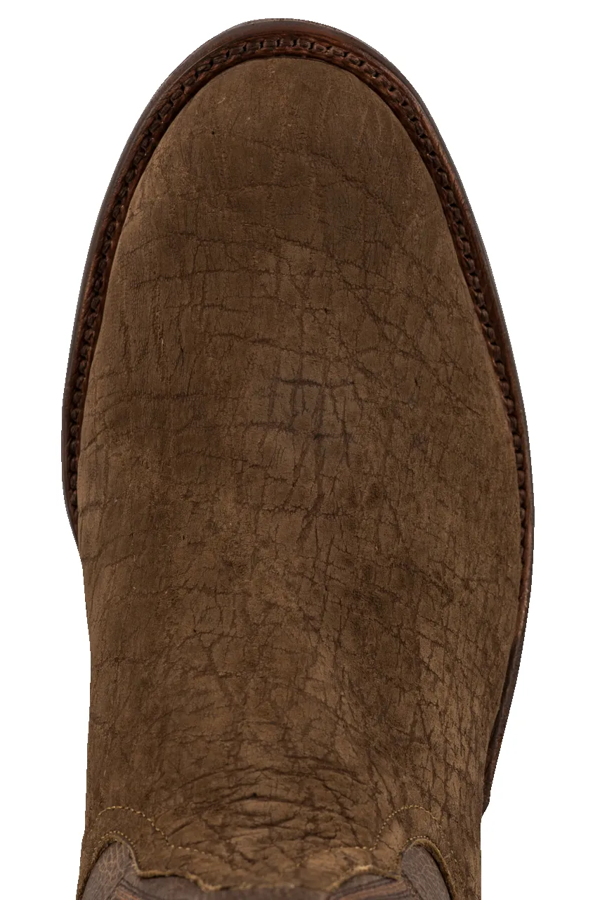 Rios of Mercedes Men's Buffed Elephant Boots - Tan sold by Pinto Ranch product image thumbnail 4