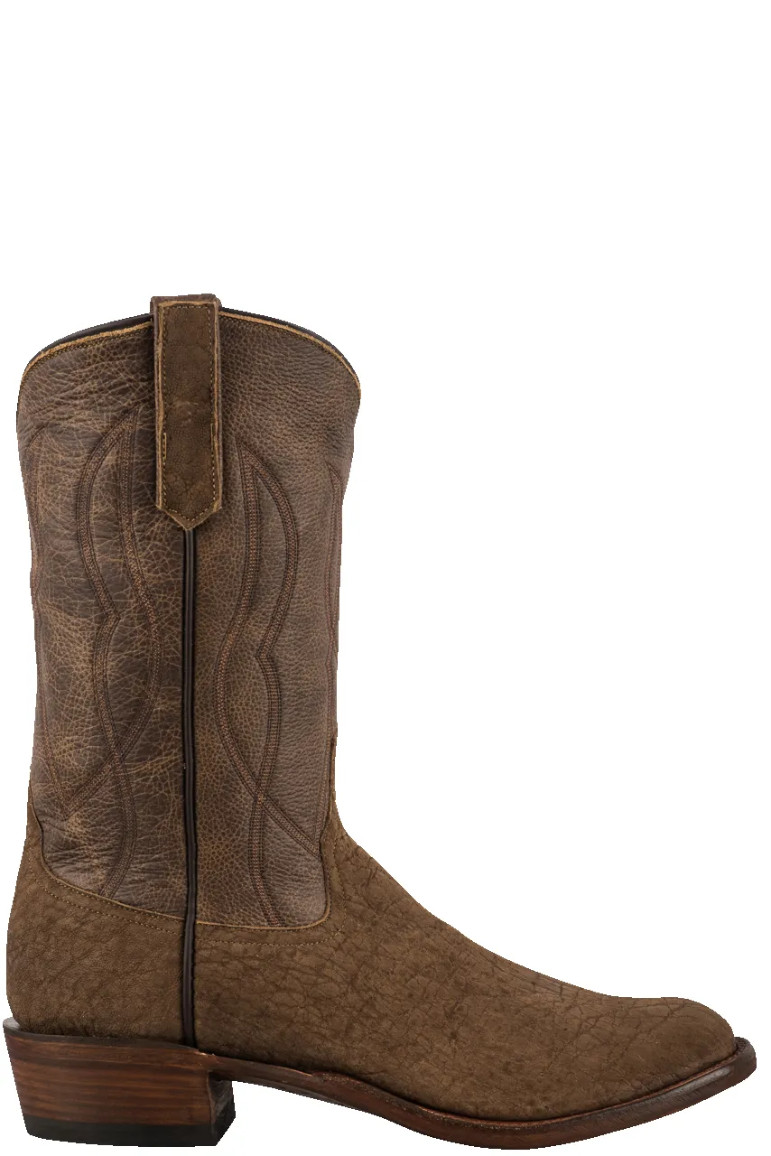 Rios of Mercedes Men's Buffed Elephant Boots - Tan sold by Pinto Ranch