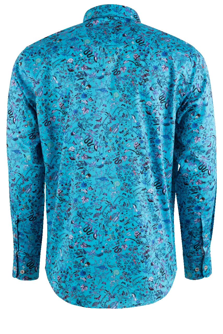 David Smith Australia Blue Lagoon Button-Front Shirt sold by Pinto Ranch product image thumbnail 2