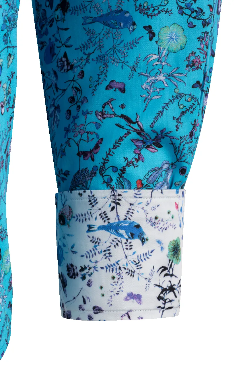 David Smith Australia Blue Lagoon Button-Front Shirt sold by Pinto Ranch product image thumbnail 3