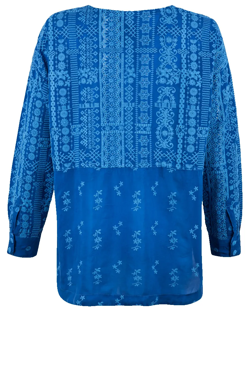 Johnny Was Tonal Embroidered Blouse sold by Pinto Ranch product image thumbnail 2