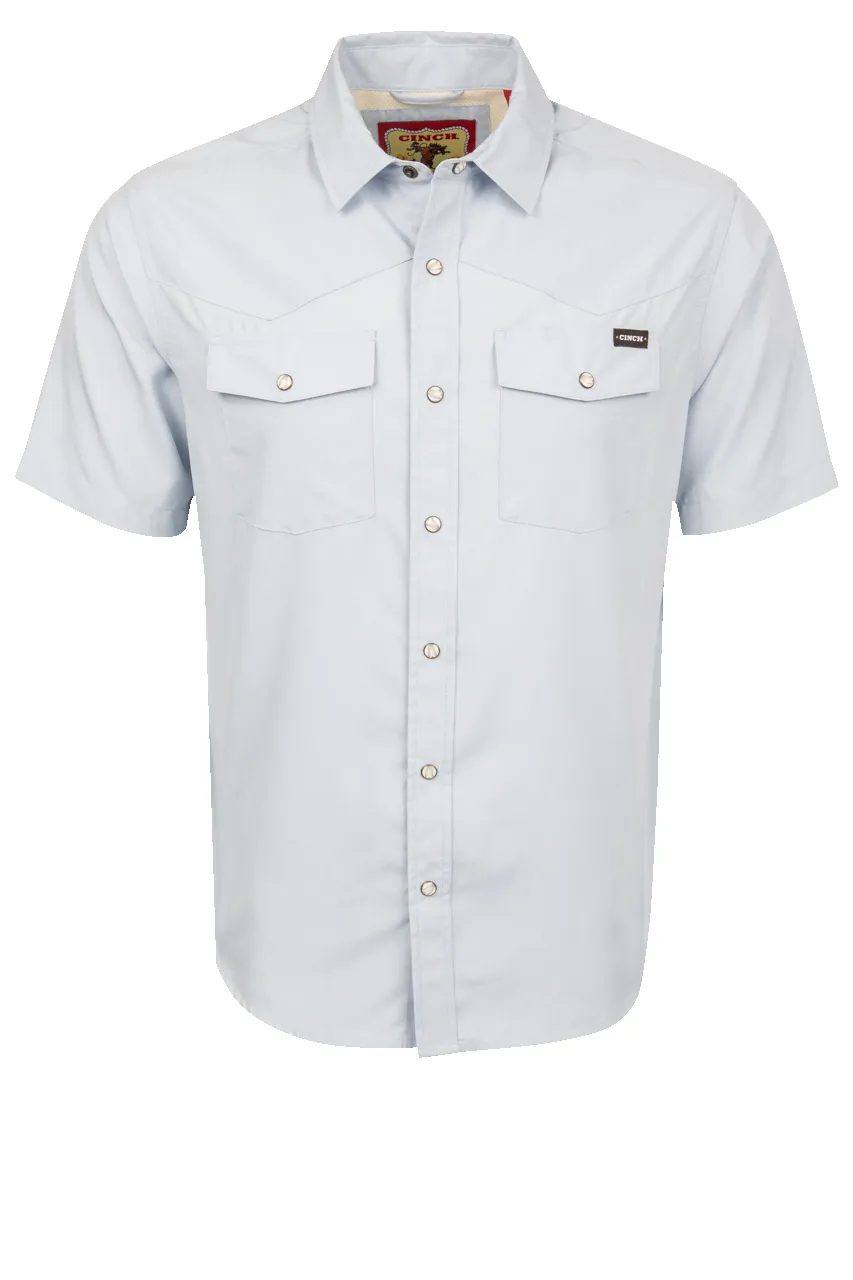 Cinch Snap Front Shirt - Light Blue sold by Pinto Ranch