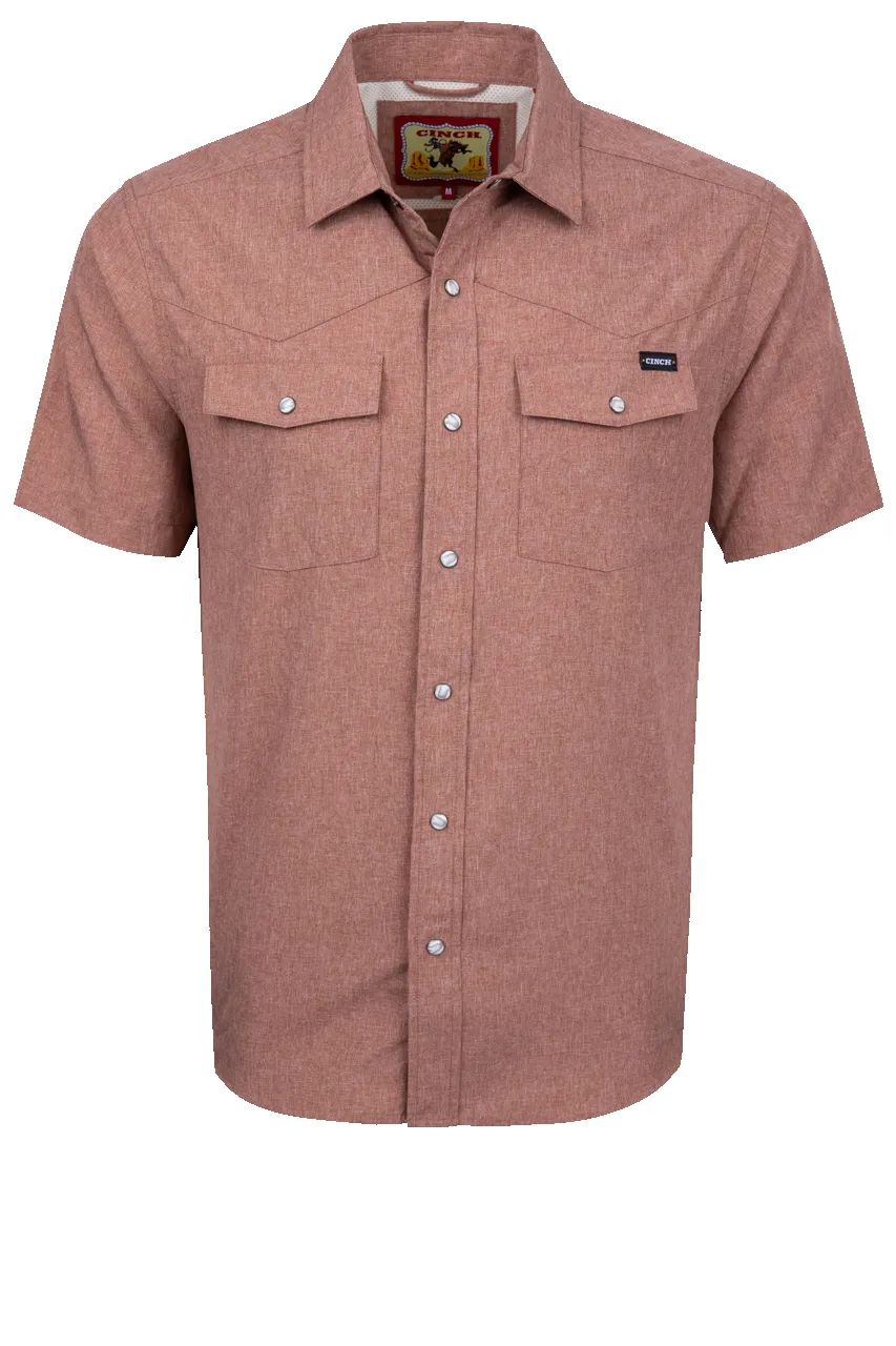 Cinch Snap Front Shirt - Brown sold by Pinto Ranch