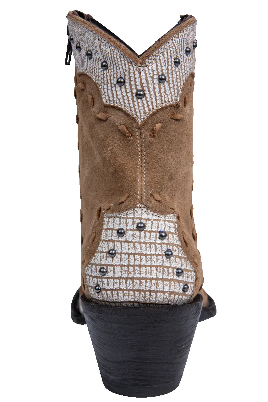 Old Gringo Sang and Way Cowgirl Booties - Camel/White sold by Pinto Ranch product image thumbnail 5