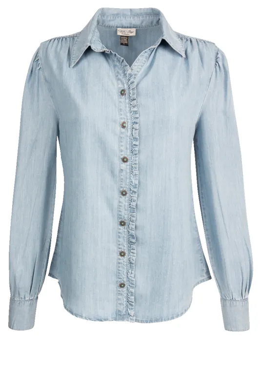 Tasha Polizzi Roslin Tencel Shirt made by Tasha Polizzi