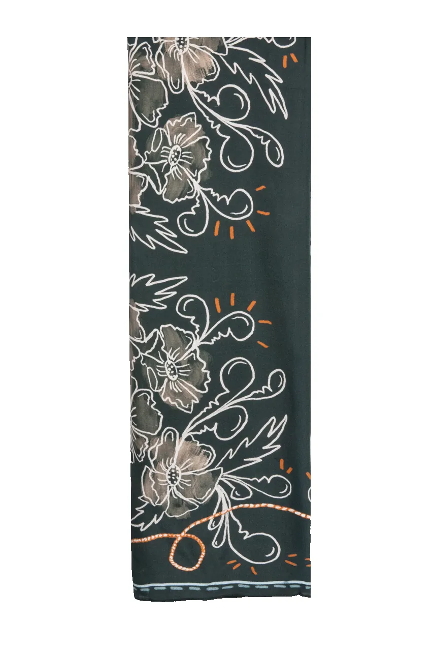Tirzah Lane Wild Cowgirl Silk Scarf sold by Pinto Ranch product image thumbnail 3