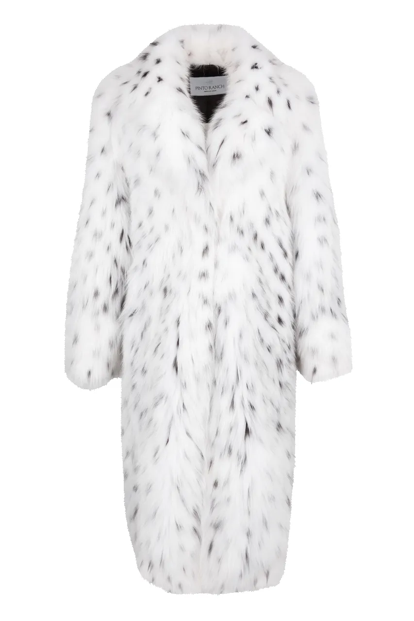Pinto Ranch Long White Lynx Coat sold by Pinto Ranch