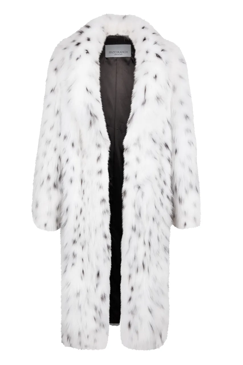 Pinto Ranch Long White Lynx Coat sold by Pinto Ranch product image thumbnail 3