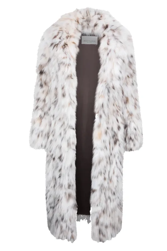 Pinto Ranch Long Natural Lynx Coat made by Pinto Ranch