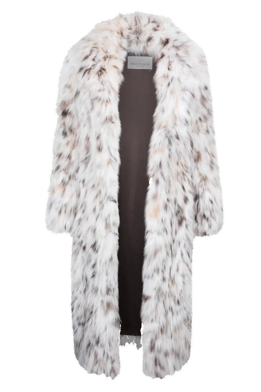 Pinto Ranch Long Natural Lynx Coat sold by Pinto Ranch