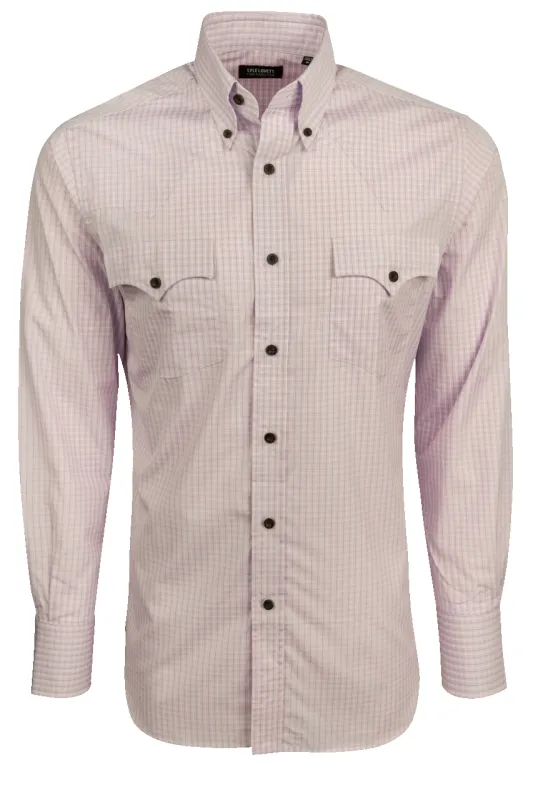 Lyle Lovett for Hamilton Snap Front Shirt - Lilac made by Hamilton