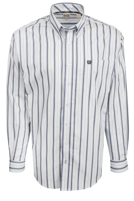 Cinch Button-Front Shirt - Classic Stripe made by Cinch