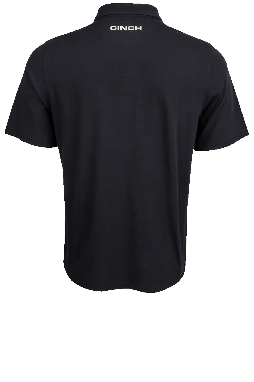 Cinch Arena Flex Polo Shirt - Black sold by Pinto Ranch product image thumbnail 2