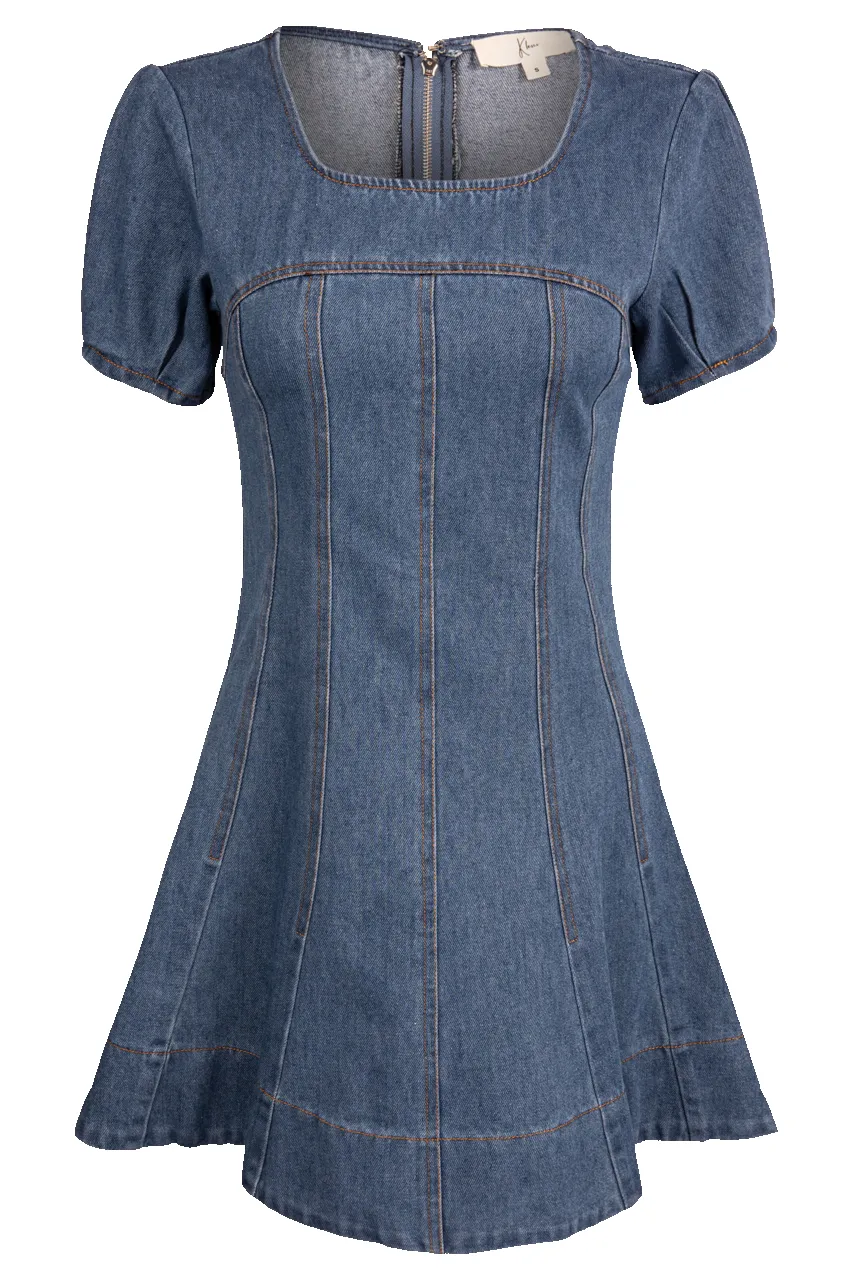 Klesis Denim Mini Dress sold by Pinto Ranch
