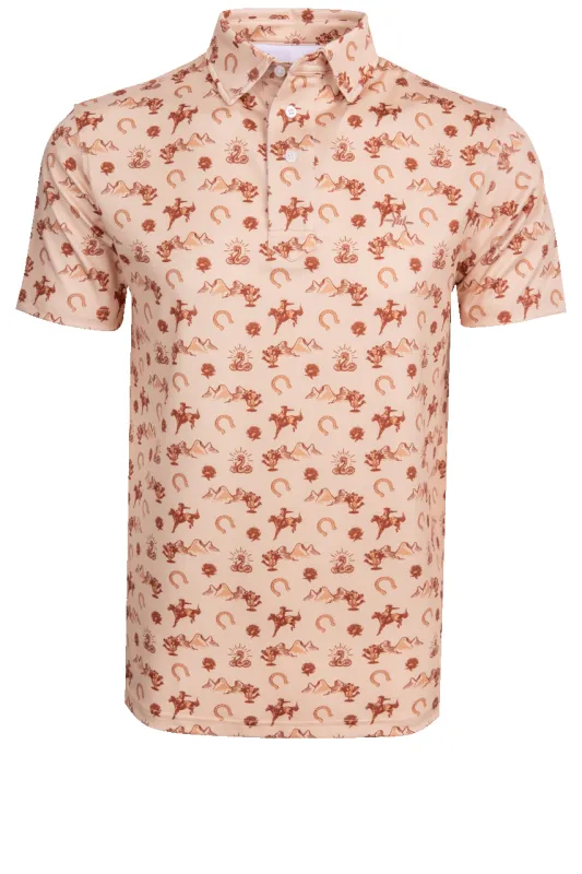 Texas Standard Chisholm Traditions Polo Shirt - Badlands made by Texas Standard