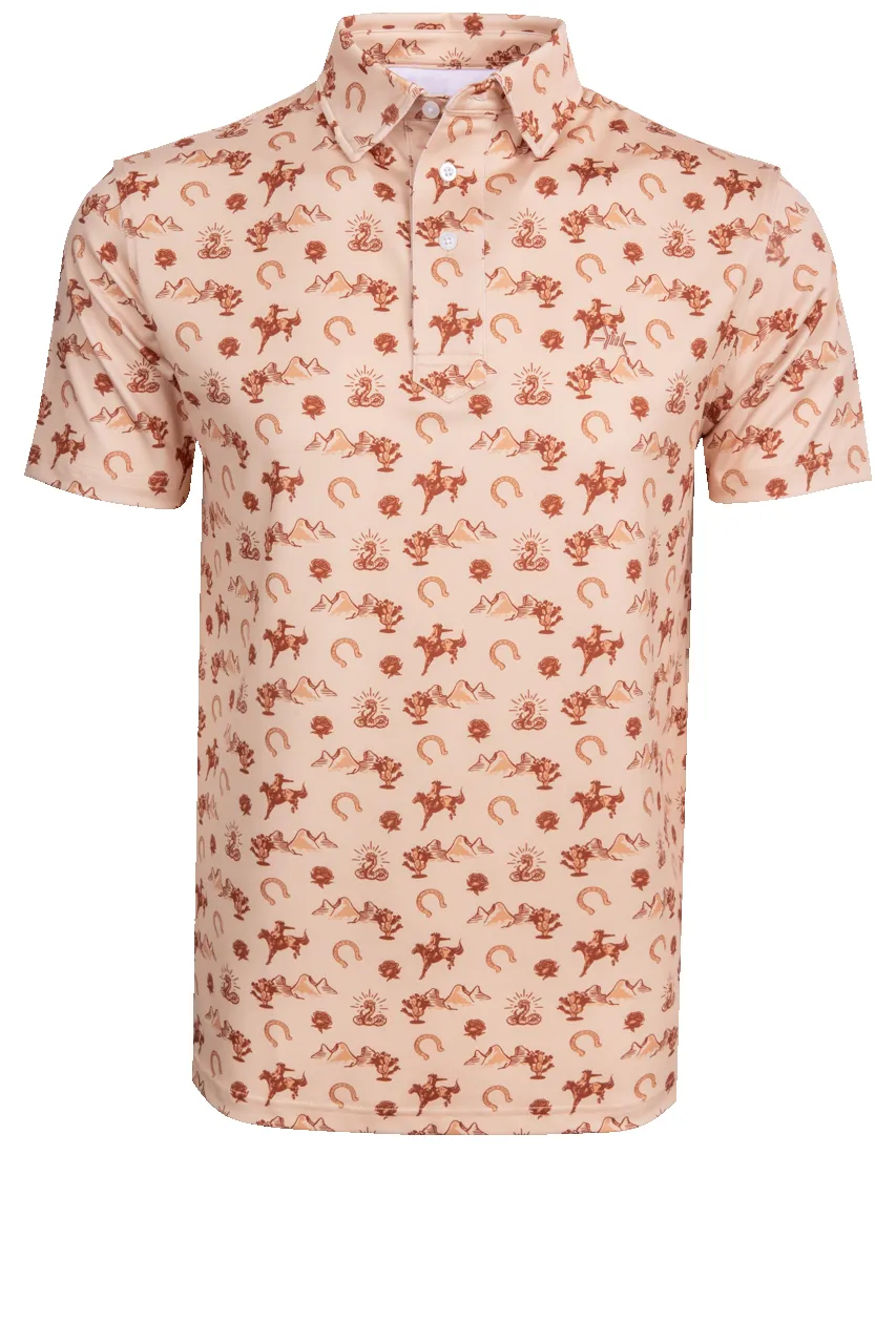 Texas Standard Chisholm Traditions Polo Shirt - Badlands sold by Pinto Ranch