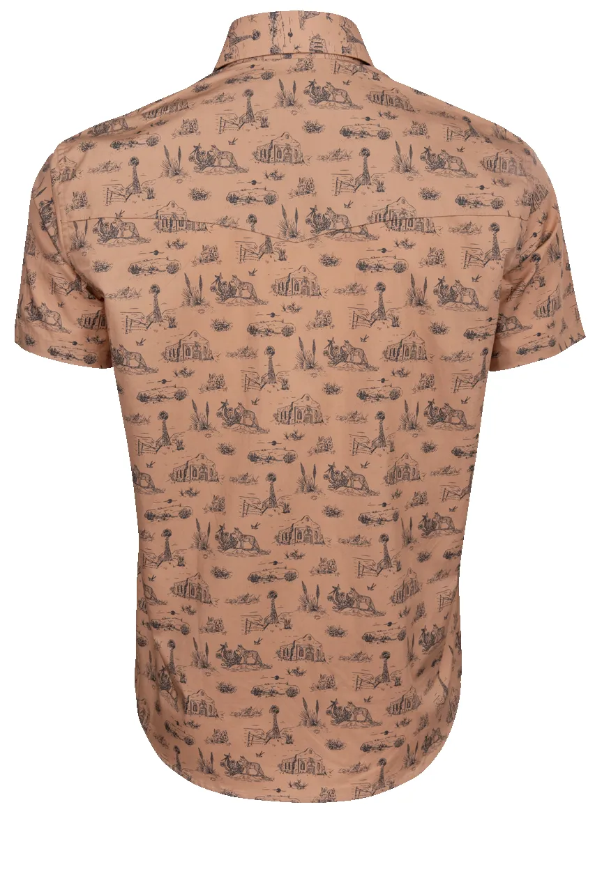 Texas Standard Signature Pearl Snap Shirt - West Texas Toile sold by Pinto Ranch product image thumbnail 2